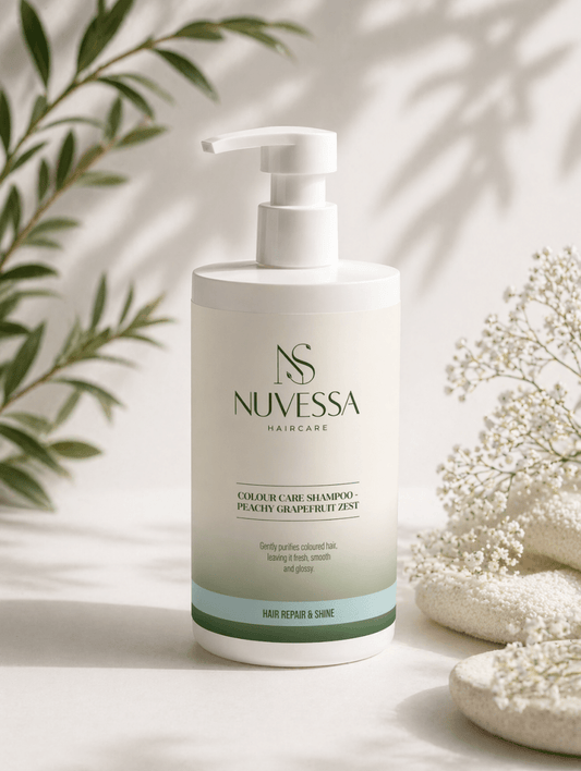 Colour Care Shampoo for Coloured Hair | Peachy Grapefruit Zest & Gentle Protection - Hair Care | Nuvessa Skincare