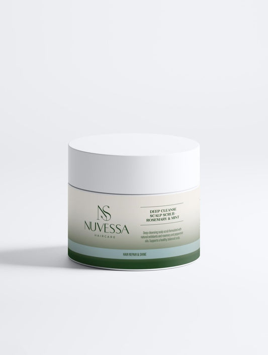 Scalp Scrub for Dandruff & Hair Growth | Rosemary Mint - Hair Care | Nuvessa Skincare