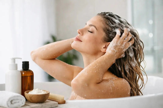 How to Wash Dry Hair Without Stripping It - Nuvessa Skincare