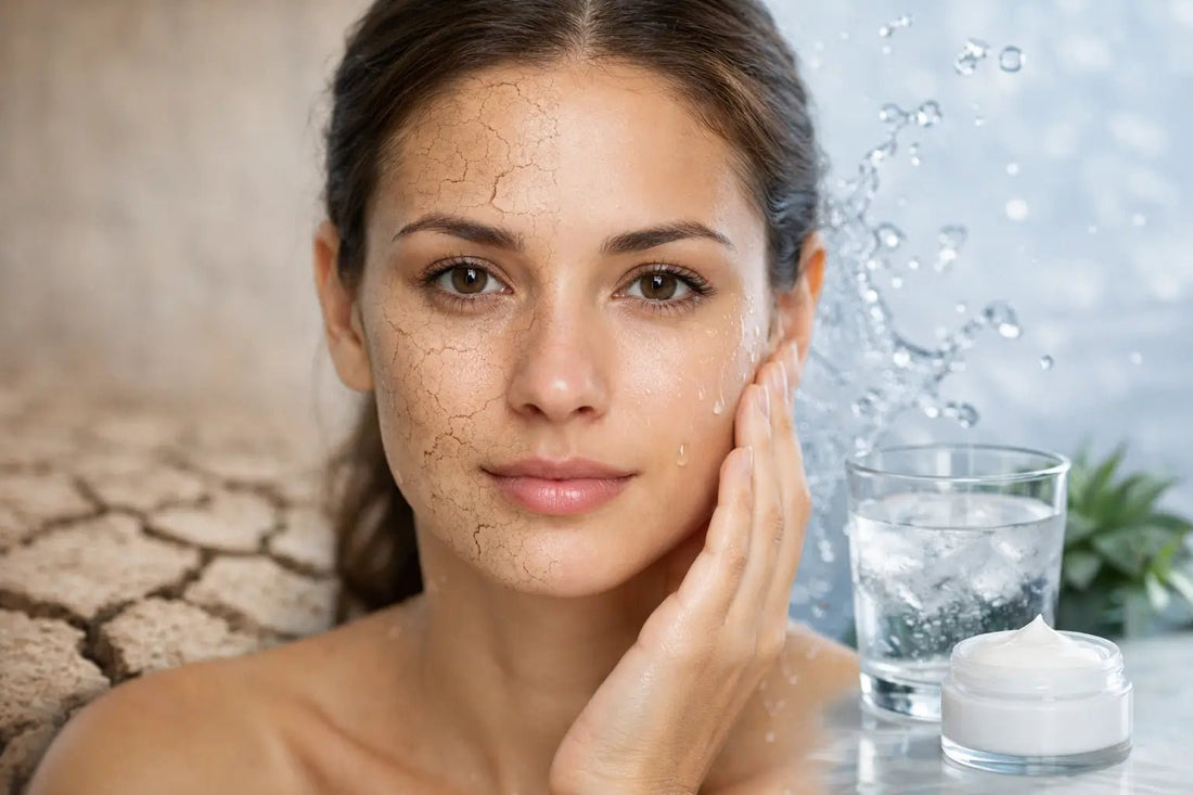 What Is Skin Dehydration? Signs and Fixes - Nuvessa Skincare