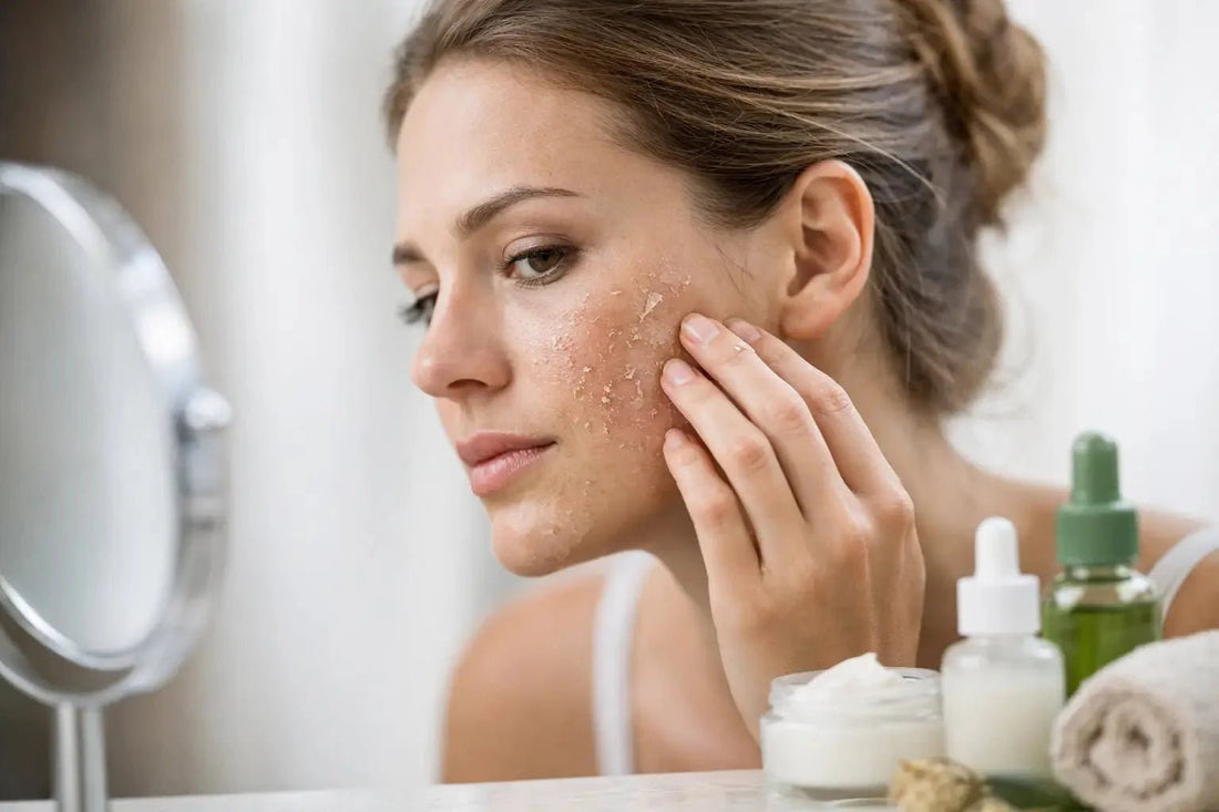 Why Is My Skin Flaky? Causes and Calmer Care - Nuvessa Skincare