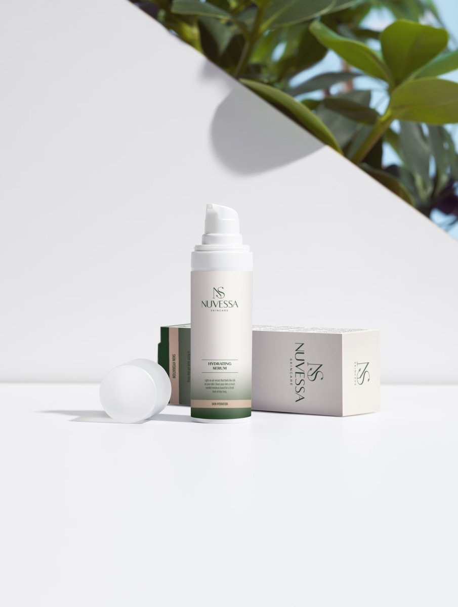 Hydrating Serum for All Skin Types – Plump, Dewy Skin All Day | Hyaluronic Acid - Skin Care | Nuvessa Skincare