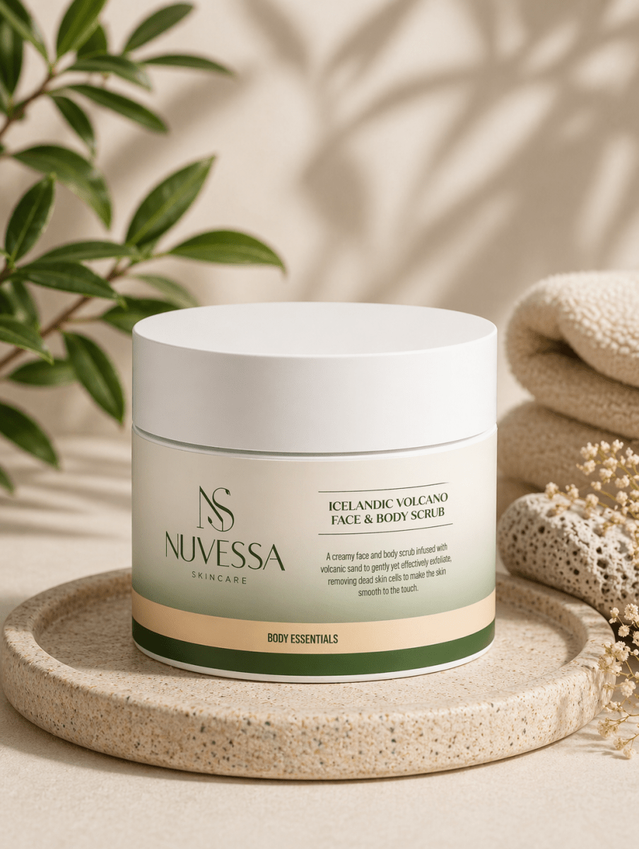 Icelandic Volcano Face & Body Scrub - | Nuvessa Skincare