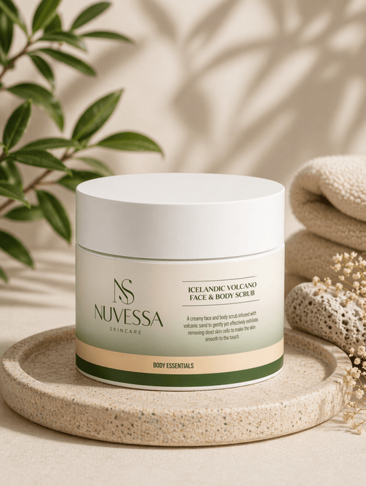 Icelandic Volcano Face & Body Scrub - | Nuvessa Skincare