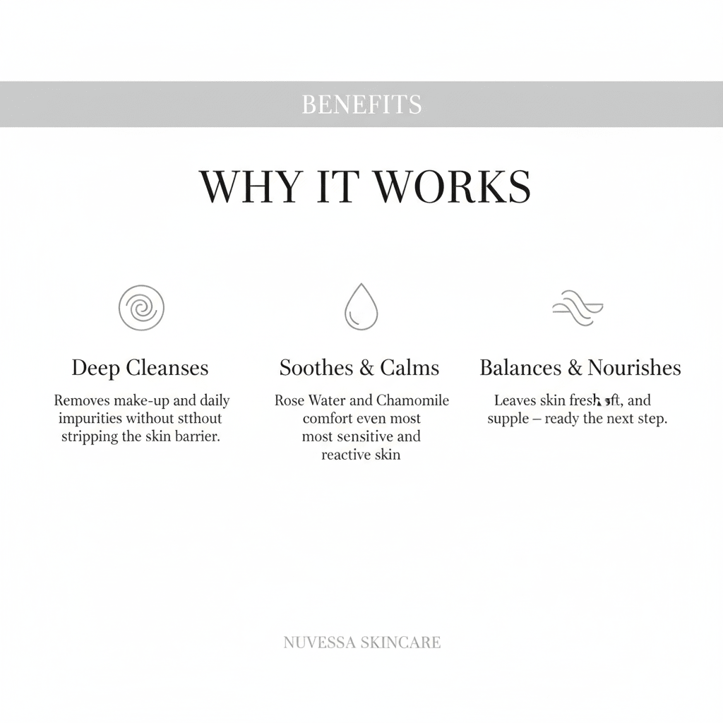 Gentle Cleansing Foam for Daily Use – Clean Skin Without Dryness or Tightness - Skin Care | Nuvessa Skincare