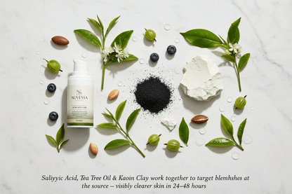 Acne Spot Treatment | Dermatologically Tested | 2% Salicylic Acid & Tea Tree - Skin Care | Nuvessa Skincare