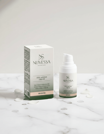 Anti - Age Day Cream for Mature Skin – Visibly Firmer & Plumper Skin in 4 Weeks - Anti - Aging Skin Care Kits | Nuvessa Skincare