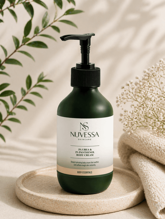 5%UREA & 2%PANTHENOL BODY CREAM - | Nuvessa Skincare