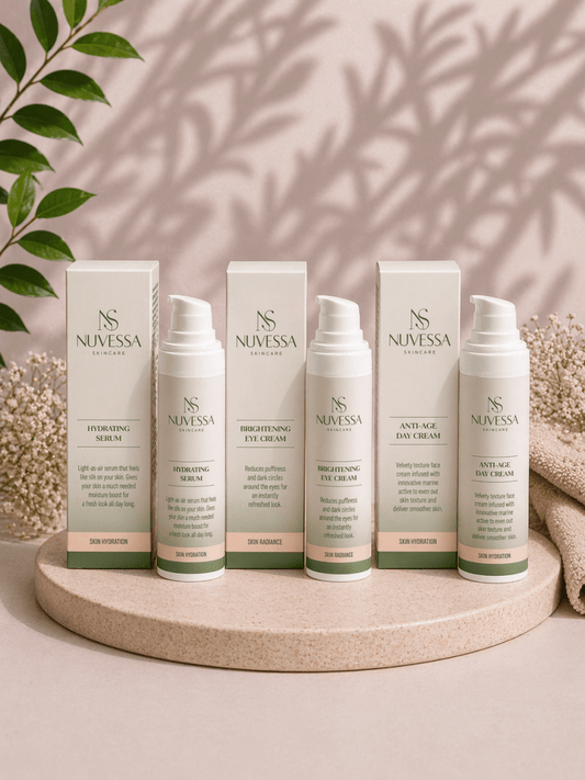 Daily Glow Skincare Set – Save 25% - Anti - Aging Skin Care Kits | Nuvessa Skincare