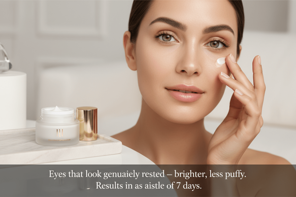 Eye Cream That Reduces Dark Circles & Puffiness in 7 Days | Hyaluronic Acid - Eye Cream | Nuvessa Skincare