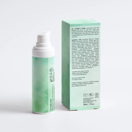 Vitamin C Brightening Serum – Hydrating & Anti-Aging Skincare Nuvessa Skincare