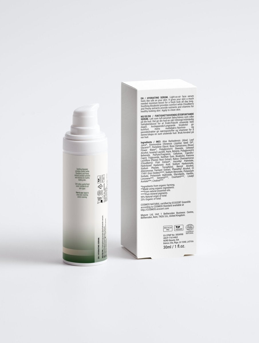 Hydrating Serum for All Skin Types | Lightweight Moisture Boost with Hyaluronic Acid - Skin Care | Nuvessa Skincare