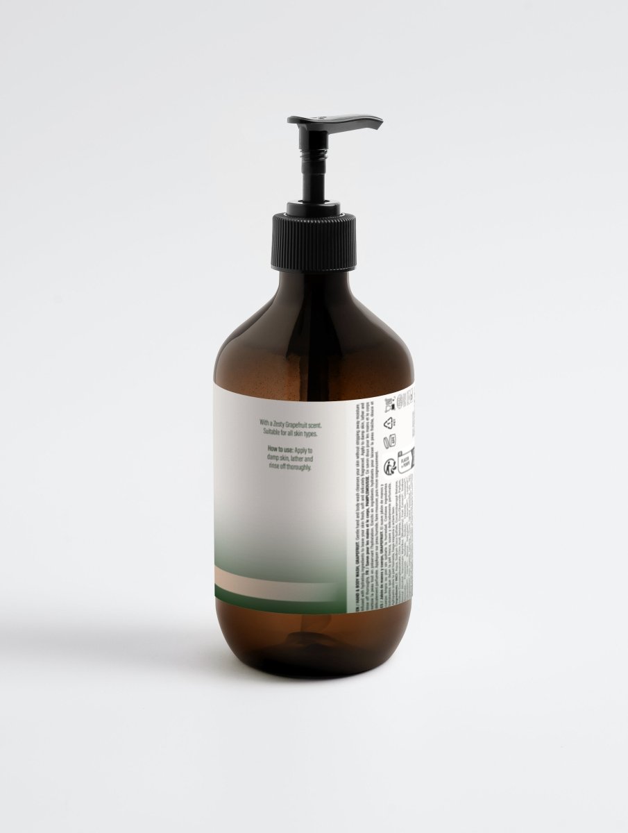 Grapefruit Hand & Body Wash | Hydrating & Gentle Vegan Cleanser - Body wash | Nuvessa Skincare