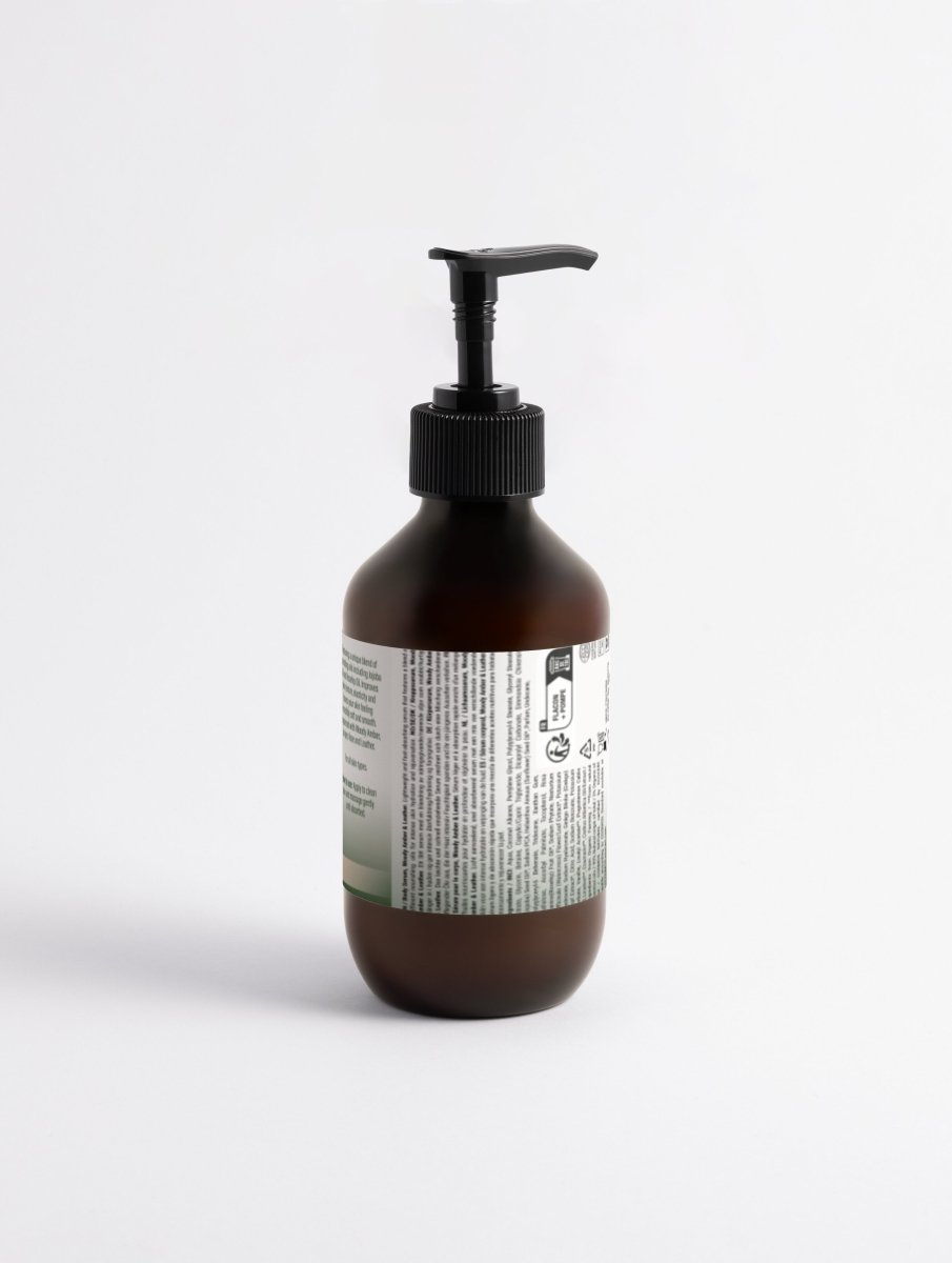 Silk Skin Body Serum for Deep Hydration | Woody Amber & Leather Fast - Absorbing Formula - Skin Care | Nuvessa Skincare