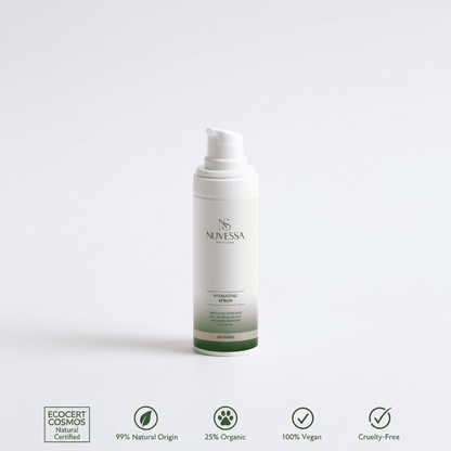 Hydrating Serum for All Skin Types – Plump, Dewy Skin All Day | Hyaluronic Acid - Skin Care | Nuvessa Skincare