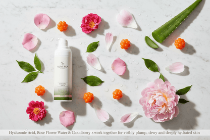 Hydrating Serum for All Skin Types – Plump, Dewy Skin All Day | Hyaluronic Acid - Skin Care | Nuvessa Skincare