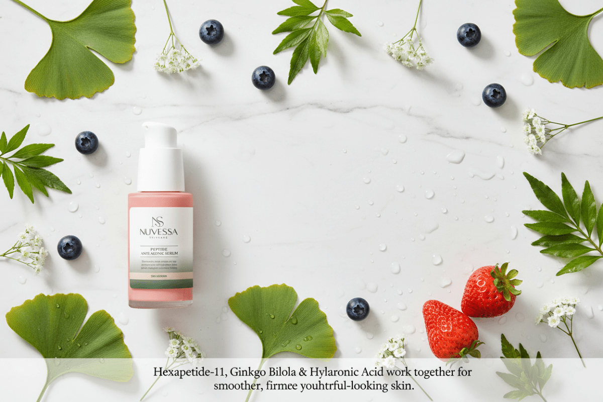 Peptide Serum That Smooths Wrinkles in 14 Days – Botox Effect at Home - | Nuvessa Skincare