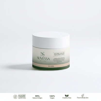 Icelandic Volcano Scrub – Deeply Cleanses & Renews Skin in Just 1 Use - | Nuvessa Skincare