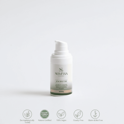 Acne Spot Treatment | Dermatologically Tested | 2% Salicylic Acid & Tea Tree - Skin Care | Nuvessa Skincare