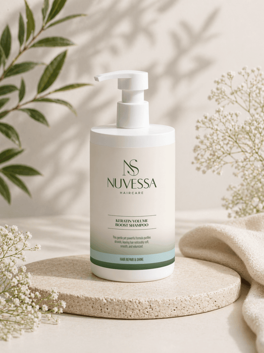 Keratin Volume Boost Shampoo for Fine Hair - Hair Care | Nuvessa Skincare