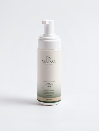 Gentle Cleansing Foam for Daily Face Wash | Luxurious & Minimalist Formula - Skin Care | Nuvessa Skincare