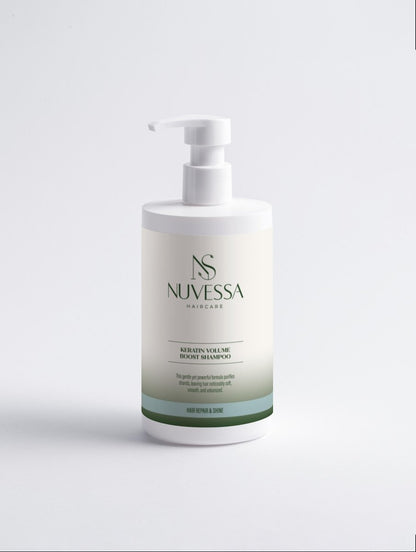 Keratin Volume Boost Shampoo for Fine Hair - Hair Care | Nuvessa Skincare