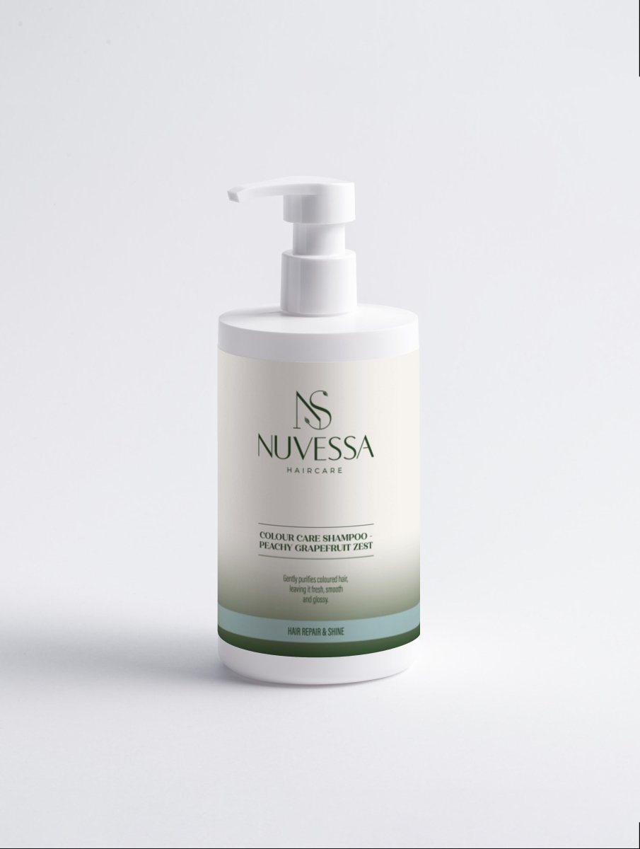 Colour Care Shampoo for Coloured Hair | Peachy Grapefruit Zest & Gentle Protection - Hair Care | Nuvessa Skincare
