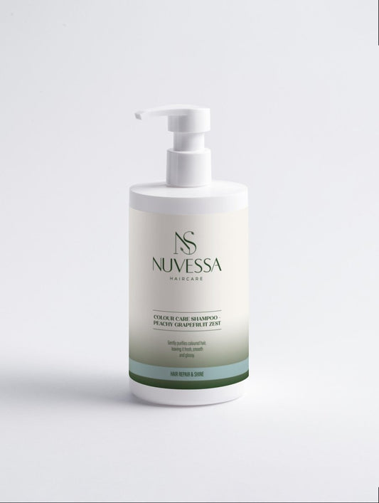Colour Care Shampoo for Coloured Hair | Peachy Grapefruit Zest & Gentle Protection - Hair Care | Nuvessa Skincare
