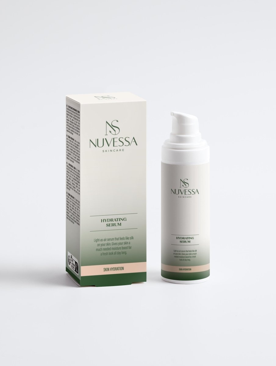Hydrating Serum for All Skin Types | Lightweight Moisture Boost with Hyaluronic Acid - Skin Care | Nuvessa Skincare