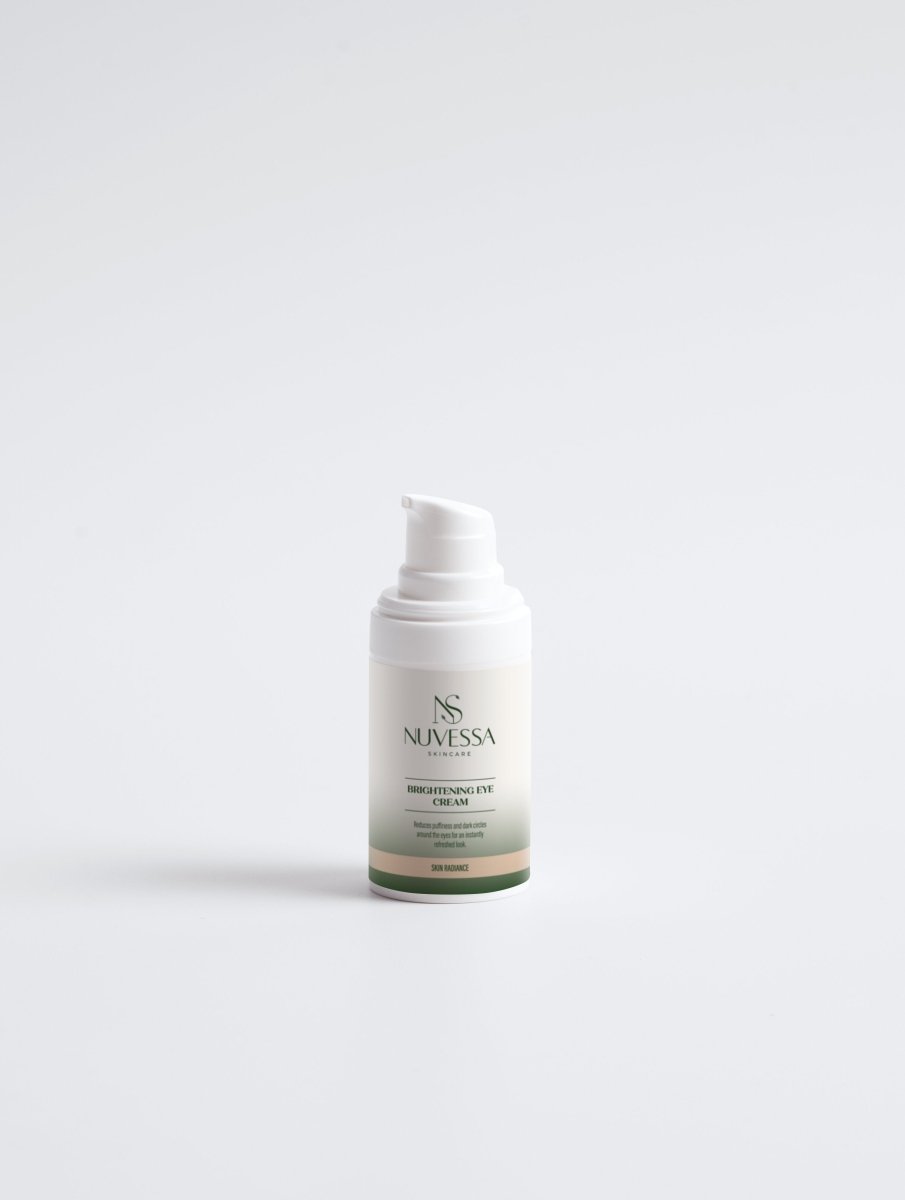 Brightening Eye Cream for Dark Circles | Hydrating & Anti - Puffiness with Hyaluronic Acid - Eye Cream | Nuvessa Skincare