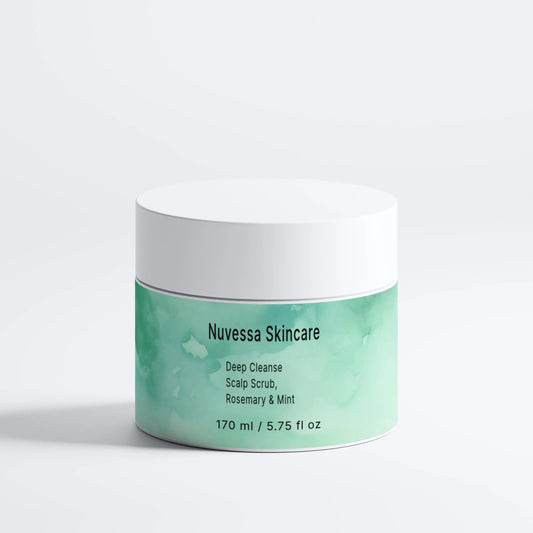 Deep Cleanse Scalp Scrub, Rosemary & Mint Nuvessa Skincare