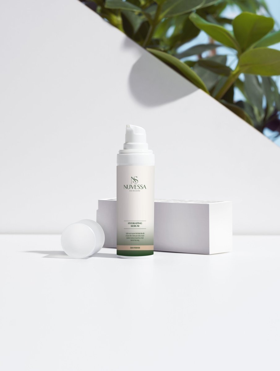 Hydrating Serum for All Skin Types | Lightweight Moisture Boost with Hyaluronic Acid - Skin Care | Nuvessa Skincare