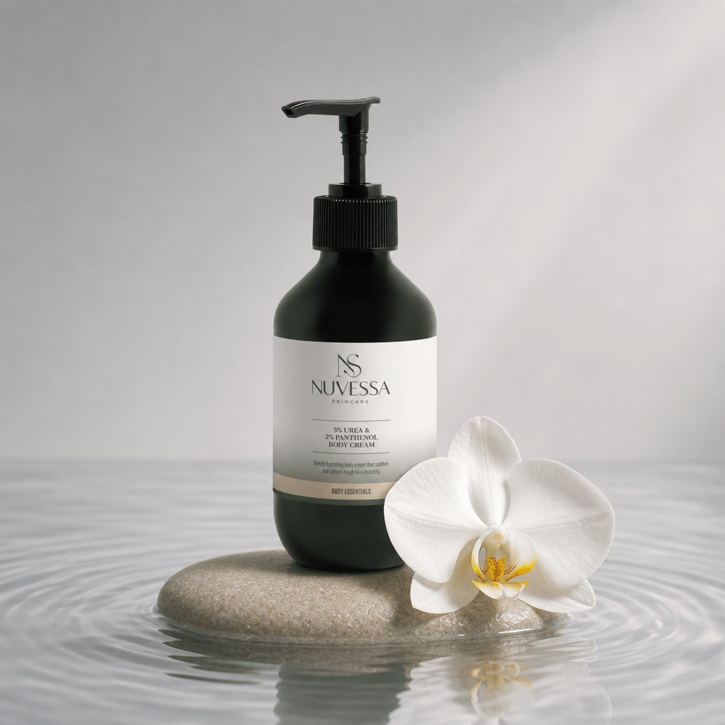 Body Cream for Dry Skin – 24H Deep Hydration with 5% Urea & Panthenol - | Nuvessa Skincare
