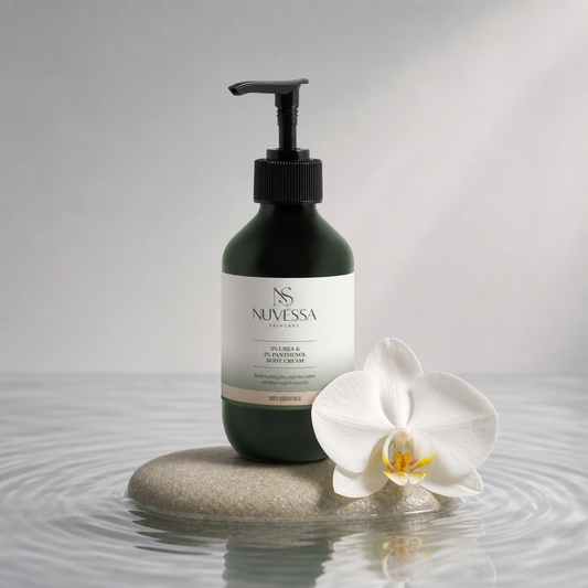 Body Cream for Dry Skin – 24H Deep Hydration with 5% Urea & Panthenol