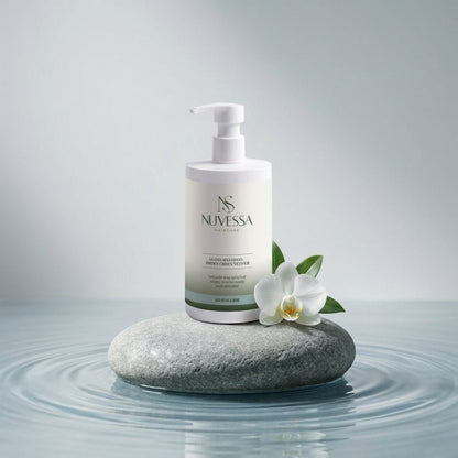 Colour - Protecting Shampoo That Locks in Shine & Fights Frizz | Smoky Green Vetiver - Hair Care | Nuvessa Skincare