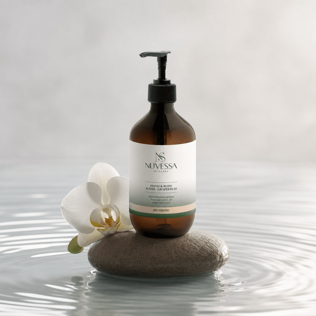 Grapefruit Hand & Body Wash – Hydrating & Gentle Daily Cleanser | Vegan Formula - Body wash | Nuvessa Skincare