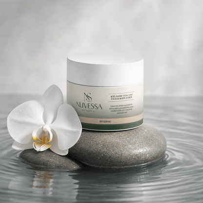 Icelandic Volcano Scrub – Deeply Cleanses & Renews Skin in Just 1 Use - | Nuvessa Skincare