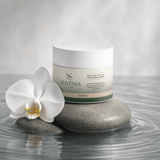 Icelandic Volcano Scrub – Deeply Cleanses & Renews Skin in Just 1 Use - | Nuvessa Skincare