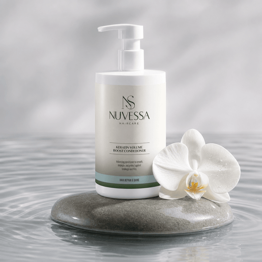 Keratin Conditioner for Fine Hair – Visible Volume & Shine from the 1st Use - | Nuvessa Skincare