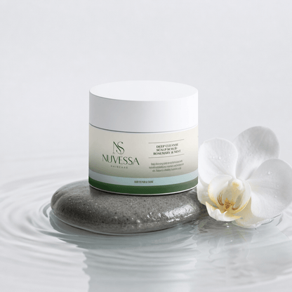 Scalp Scrub That Stops Dandruff & Stimulates Hair Growth | Rosemary & Mint - Hair Care | Nuvessa Skincare
