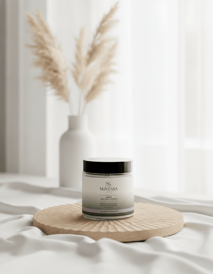 Nuvessa Scents – Moss Soy Wax Candle - | Nuvessa Skincare