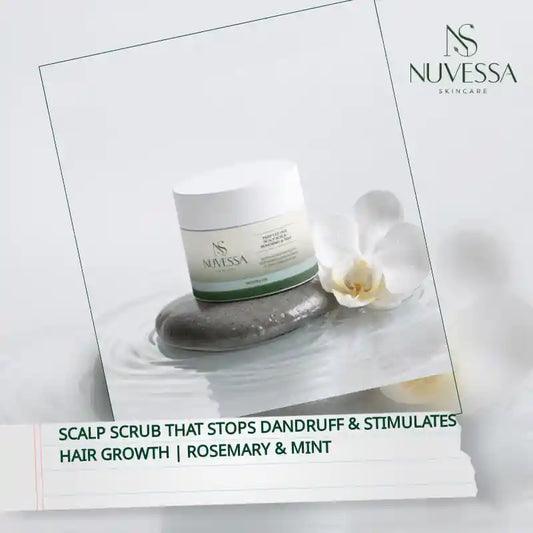 Scalp Scrub That Stops Dandruff &amp; Stimulates Hair Growth | Rosemary &amp; Mint by@Outfy