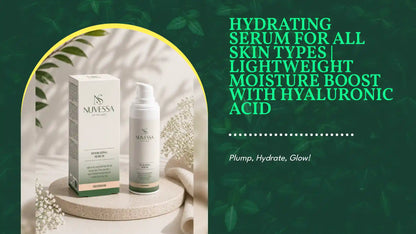 Hydrating Serum for All Skin Types | Lightweight Moisture Boost with Hyaluronic Acid by@Outfy